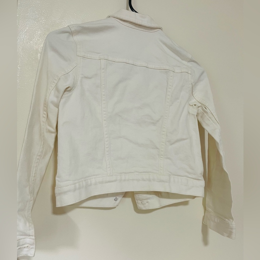 H&M Off-White Denim Jacket Girl 👧🏻